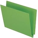 Pendaflex H110DGR Pendaflex Reinforced 2-Ply Folders, Straight Cut, End Tab, Letter, GN, 100/Box