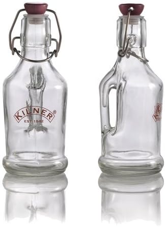 KilnerÂ 200 ml Square Clip Top Handled Bottle with Locking Lid, Model: 25457