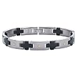 Titanium 0.09 ct. Diamond Men's Tennis Bracelet
