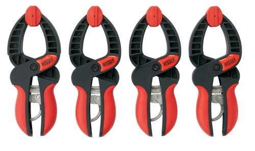Bessey XCR-4PC Ratcheting Spring Clamp 2-Inch Capacity, 4-Pack
