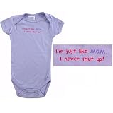 Baby-Says Bodysuit - Im Like Mom, I Never Shut Up!