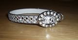 Silver Cat Safety Collar with diamonte buckle GLITZY