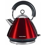 Morphy richards - 43857 - Bouilloire sans fil 1,5l 2200w Red Accents Pyramid