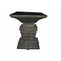 Faux Stone Outdoor Tabletop Fire Urn