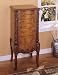 Kitchen & Housewares : Masterpiece Faux Burl Jewelry Armoire