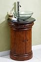 Victoria Sink Cabinet Black 24"w Antique Cherry