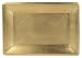Caspari Rectangular Lacquer Tray, Gold