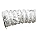 Heat Wagon WD1225 Canvas High Temperature Heater Duct, 18" Diameter x 25' Length, For Direct Fired Heater, White