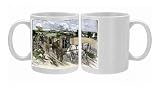 Amish carriages near Lancaster, Pennsylvania Photo Mugs