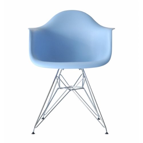 * Higher Quality * - Eames Eiffel DAR Lounge Dining Chair Blue - Panton Era
