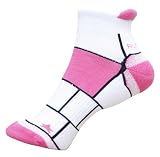 Womens RunBreeze Anti Blister Running Socks Size 4-6 Pink