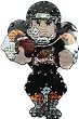 9" NCAA Oregon State Beavers Lighted Football Player Car Window Decoration