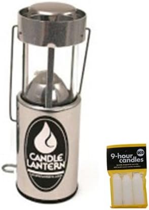 UCO Original Candle Lantern plus LED Value Pack, Aluminum
