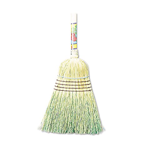 UNISAN Warehouse Broom, Yucca/Corn Fiber Bristles, 42 Inch Wood Handle, Natural (932Y)