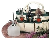 Mini Indoor Garden Tote & Mini Indoor Tool Gift Set: Perfect For Smaller Gardening Jobs, Bonsai, et
