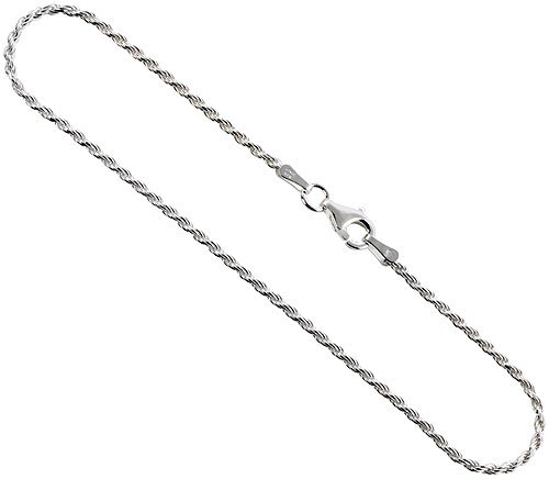 41W4ZTQCDAL 9.5 Sterling Silver 1.5 mm Italian Diamond Cut