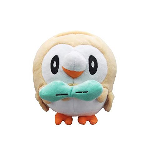 Pokemon Rowlet Soft Plush Figure Toy Anime Stuffed Animal 7 Inch Child Gift Doll by prozapoti