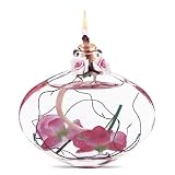 Review Online Discount Mart  / Orchid Glass Oil Lamp