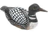 Loon Duck Statue (Carved of Real Wood) 5-inch