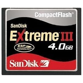 SANDISK コンパクトフラッシュ EXTREMEⅢ 4GB SDCFX3-004G-P31