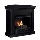 Southern Enterprises Wexford Petite Convertible Black Gel Fireplace