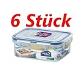 ISI Lock & Lock Frischhaltedosen Set 6-teilig HPL 806 je 350 ml