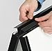 Displays2go A-Frame Sidewalk Sign for 22 x 28 Inches Poster Boards - Black/Steel (00810878021768)