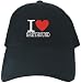 CAPS BLACK EMBROIDERY  I LOVE GREATER SWISS MOUNTAIN DOG CLASSIC 