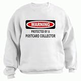 WARNING PROTECTED BY POSTCARD COLLECTOR Youth Sweatshirt (for Kids) Various Colors Available