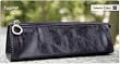 Namaste Eggplant Skinny Mini Crochet Hook Double Point Knitting Needles Case