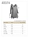 Women's Round Keyhole Neck & Back 3/4 Sleeve Loose Casual Flare Tunic Top
