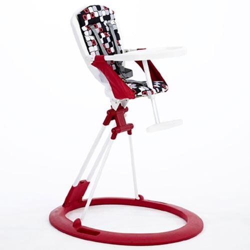 2011 Zooper To Go High Chair In Red Checkers