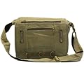 Canvas Cross Body / Messenger Shoulder Bag Khaki 2016