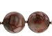 Pink Web Stone 16 Inch Choker/Necklace 16 Inch made with 18mm beads Sterling Silver