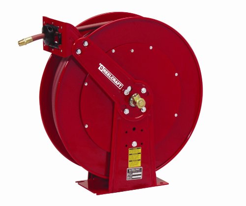 Reelcraft Air/Water Hose Reel - 24In.L x 10 1/2In.W x 25 3/8In.H, 1/2In. x 75Ft., Model# 82075 OLP