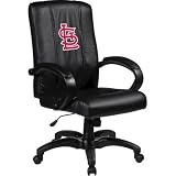 Home Office Chair with MLB Logo Panel Team: St. Louis Cardinals Secondary