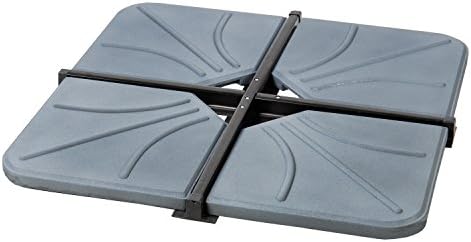 Astonica 50108446 4 Piece Cantilever Cross Stand Umbrella Weight - Gray