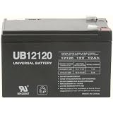 Buy 12V 12Ah Sealed Lead Acid Battery with F2 (.250in) Terminals - UVUB12120F2