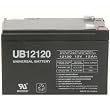 12V / 12Ah Sealed Lead Acid Battery with F2 (.250in) Terminals - UVUB12120F2