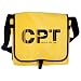 Cape Town Airport Code CPT South Africa Messenger Bag Yellow Barcode