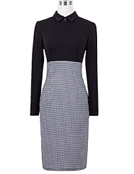 Cotton/Polyester Long Sleeves  Dress