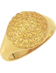 14K Yellow Gold Genuine Sapphire Ring