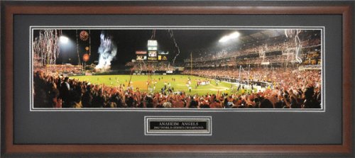 Los Angeles Angels of Anaheim - Angels Earn Their Wings in 2002 World Series - Framed Unsigned Panoramic Photograph
