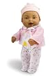 Wild Planet Water Babies 13" Hispanic Infant Pink Daisey Jacket with White Printed Romper