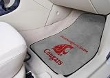 Washington State Cougars universal fit Carpet 2 Pc Car Floor Mat (Rug)