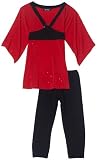Amy Byer Girls 7-16 Kimono Tunic Top With Legging