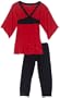 Amy Byer Girls 7-16 Kimono Tunic Top With Legging