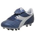 Diadora Men's Brasil Classico Soccer Cleat,Classic Navy/Silver,5 M