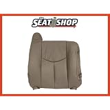 03 04 05 06 Chevy Suburban Tahoe GMC Yukon Grey Leather Seat Cover RH top by The Seat Shop