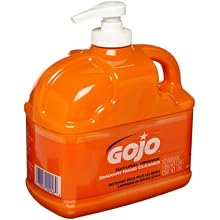 Gojo 0948-06 Low Profile Hand Cleaner, Natural Orange Color, 1/2 Gallon (Case of 6)